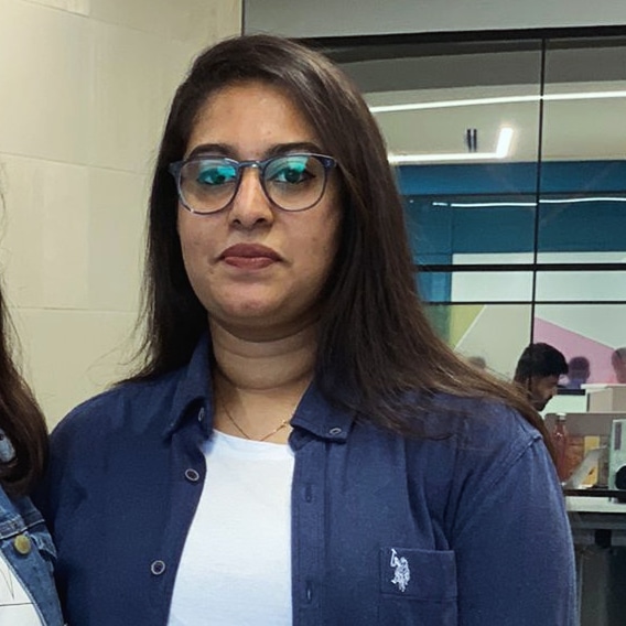 profile picture of devika nair at stockwell street building.